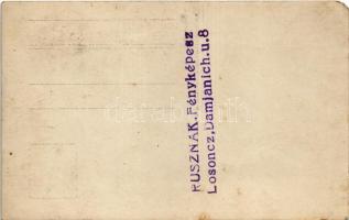 Osztrák-magyar katonák csoportja / WWI Austro-Hungarian K.u.K. military, group of soldiers. Rusznák ...