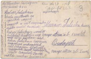 1916 Sárbogárd, Andrássy út. Vasúti Levelezőlapárusítás 6743. (Rb)