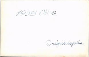 1958 Budapest V. Országház látogatása. photo (non PC) (EK)