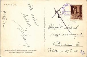 1944 Varsolc, Varsolt; Anderlik kastély, községháza, állami elemi iskola, Református és görög katoli...