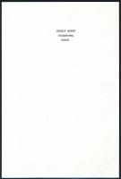 Hervé, Rodolf (1957-2000): Victor Vasarely portréja a műtermében. Hátoldalán pecséttel jelzett fotó,...