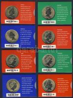Ausztrália 2000. 5$ 28klf db "Sidney-i olimpia" komplett sor! Mindegyik eredeti díszcsomag...