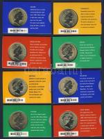 Ausztrália 2000. 5$ 28klf db "Sidney-i olimpia" komplett sor! Mindegyik eredeti díszcsomag...