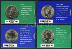 Ausztrália 2000. 5$ 28klf db "Sidney-i olimpia" komplett sor! Mindegyik eredeti díszcsomag...