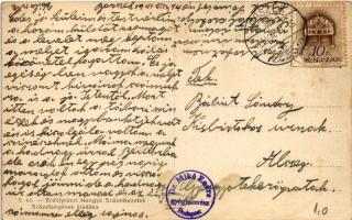 1941 Borszék, Borsec; Mélik szálló, Fő út, községháza, Hangya szövetkezet üzlete és saját kiadása / ...