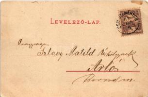 1901 Csíkszereda, Miercurea Ciuc; megyeháza. Szvoboda József kiadása, Excelsior felvétele / county h...