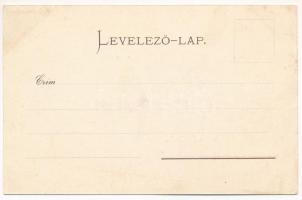 1898 (Vorläufer) Szatmárnémeti, Satu Mare; zárda, Igazságügyi palota, Vashíd. Lövy Miksa kiadása / n...