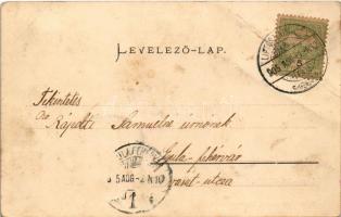 1905 Liptószentmiklós, Liptovsky Mikulás; Vármegyeház. Reisz Miksa kiadása / county hall (EB)