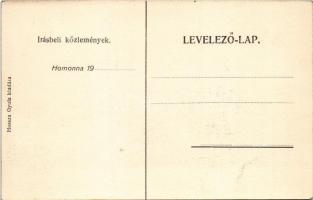 Homonna, Humenné; Jeszenői (Várjeszenő) vár. Hossza Gyula kiadása / Jasenovsky hrad / castle (fa)