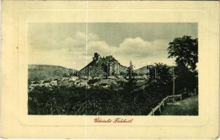 1910 Fülek, Filakovo; látkép a várrommal. W.L. Bp. 5965. / Filakovsky hrad / general view with castle ruins (EK)