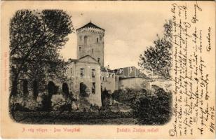 1907 Zsolna, Zilina; Hrad Budatín / Budatin vára a Vág völgyében. Gansel Lipót 182. / castle, Váh river valley (EK)