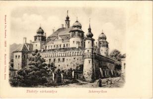 Savnik, Schavnyik, Spissky Stiavnik; Thököly várkastély. Myskovszki Viktor kiadása / castle / hrad