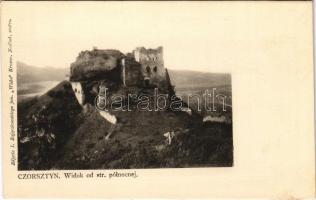 Czorsztyn, Csorsztin; Widok od str. pólnocnej / castle ruins (fl)