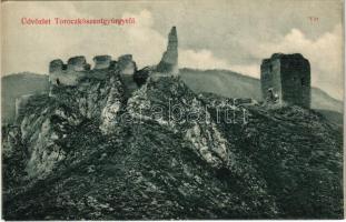 Torockószentgyörgy, Coltesti (Torockó, Rimetea); várrom. Dunky Fivérek fényképészek kiadása / Cetatea Trascaului / castle ruins