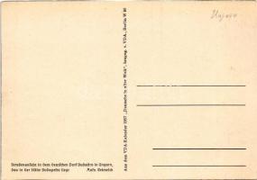 Budaörs, Strassenansicht in dem deutschen Dorf in Ungarn, das in der Nähe Budapests liegt. Reimesch,...