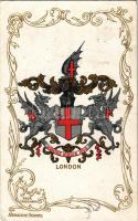 1906 Coats of arms of London. Heraldic Series (EK)