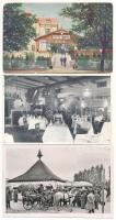 4 db RÉGI Hungarika motívum képeslap: Magyar csárdák a nagyvilágban / 4 pre-1945 Hungarica motive postcards: Hungarian inns in the world