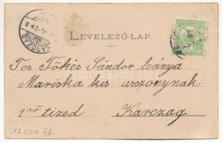 1904 Püspökfürdő, Szentlászlófürdő, Baile 1 Mai (Nagyvárad, Oradea); fürdő épület, indóház, vasútáll...