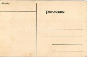 Weihnachten im Felde 1916. K.u.k. 2. Armee Feldpostkarte / Osztrák-magyar katonai karácsonyi tábori ...