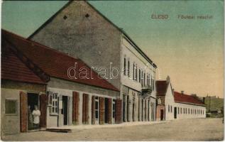 Élesd, Alesd; Fő utca, Lederer József üzlete / main street, shop (EK)