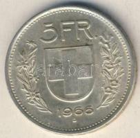 Svájc 1966. 5Fr Ag "Svájci konföderáció" T:2