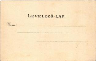 Sopron, Oedenburg; Városház. Ludwig Kummert No. 69. Art Nouveau, floral, litho
