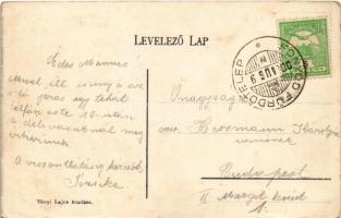 1908 Fonyód, Millenium villa, nyaraló. Tényi Lajos kiadása (EK)