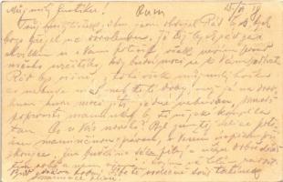 1918 K.u.k. Pferdefeldbahn 1914 Feldpostkorrespondenzkarte / Cs. és kir. lóvasút tábori postája a sa...