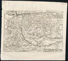 1597 Valle, Bernardin: Di Hvungaria et Transilvania Tauola nouissima. Magyarország és Erdély térképe . Metsz. Franco Giacomo. Rézmetszet Megjelent: Rosaccio, G.: Ruscelli 1561-es Geográfiájának VI. kiadásában: Velence, 1598. 145x204 mm
