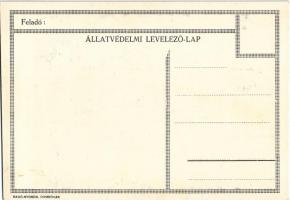 Ne bántsd! Magyar Állatvédők Országos Egyesületének Állatvédelmi Levelezőlapja. Budapest VII. Rákócz...