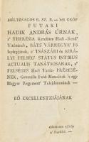 {Voltaire, François-Marie Arouet]: Szomorú játékok mellyek frantziából fordíttattak Pétzeli József á...