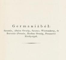 Dóczy József: Európa tekíntete Jelenvaló Természeti, Míveleti, és Kormányi Állapotjában. VII.: Német...