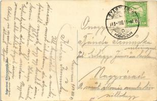 1913 Szászváros, Broos, Orastie; Víz utca / Wassergasse / street (EK)