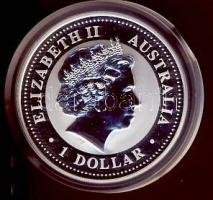 Ausztrália 2008. 1$ Ag "Kookaburra" 1oz. T:PP