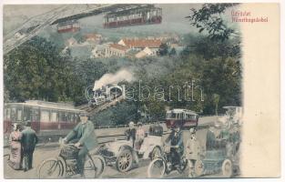 1910 Boksánbánya, Németbogsán, Deutsch-Bogsan, Bocsa Montana; a jövőben montázs / in the future montage