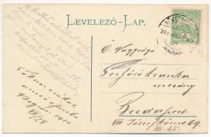 1910 Boksánbánya, Németbogsán, Deutsch-Bogsan, Bocsa Montana; a jövőben montázs / in the future mont...