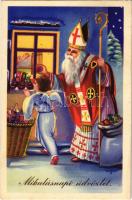1939 Mikulásnapi üdvözlet / Saint Nicholas greeting (EK)