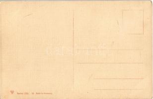 Foci, labdarúgás - Kézzel festett képeslap / Football - hand-painted sport art. Series 1721. 10