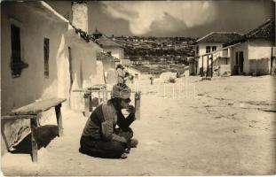 Balchik, Balcic (1913-1940 Romania); street. Foto Paris, photo