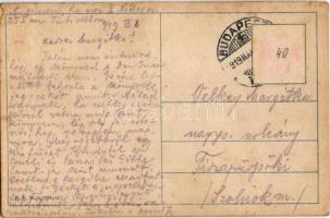 1919 Viennese Art Nouveau / Mode. B.K.W.I. 131-1. s: Mela Koehler (r)