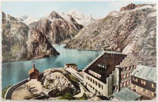 1954 Az Aranycsapat tagjai által aláírt képeslap a svájci világbajnokságról, Buzánszky, Budai, Hideg...