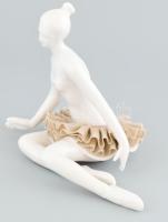 Claraluna balerina, porcelán, jelzett, hibátlan, m: 19 cm