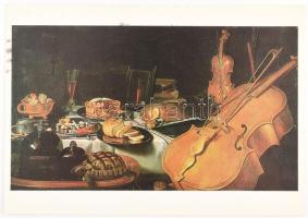 1967 Csernus Tibor (1927-2007) Kossuth-díjas festő, grafikus és felesége saját kézzel írt újévi üdvö...