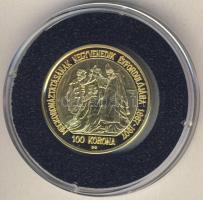 1907. 100K Ag utánverete aranyozva T:PP Tanúsítvánnyal! Csak 2009db!