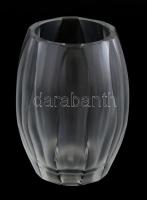 R. Lalque France jelzéssel, üveg váza, kopásokkal, m: 10 cm