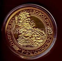 1993. "Debrecen-a szabad királyi városi cím adományozásának 300. évfordulója - Lipót tallér" aranyozott Ag emlékérem 30,65g T:BU Csak 300db! R!