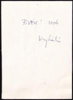 Vizy László (1943-): Barcelona, a Sagrada Família sziluettje, akvarell, papír, jelzett, a hátoldalon...