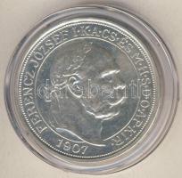 1907. 5K Ag "Koronázási évforduló" T:1-/2+