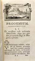[Tresztyánszky Dániel - Ürményi József]: Ratio educationis publicae totiusque rei literariae per Reg...