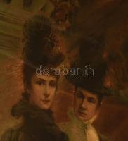 Márk Lajos (1867-1940): Lehullott a rezgőnyár. Kromolitográfia, papír, jelzett a litográfián. Könyve...